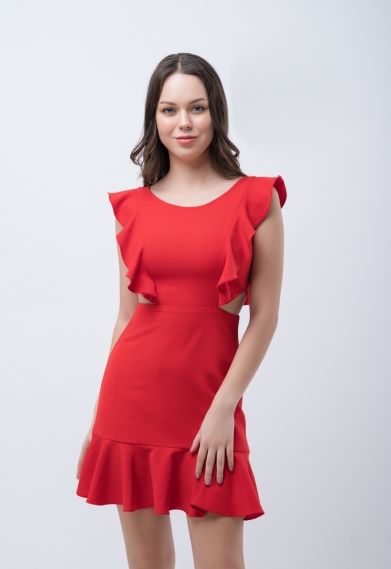 Sukienka czerwona JOLI